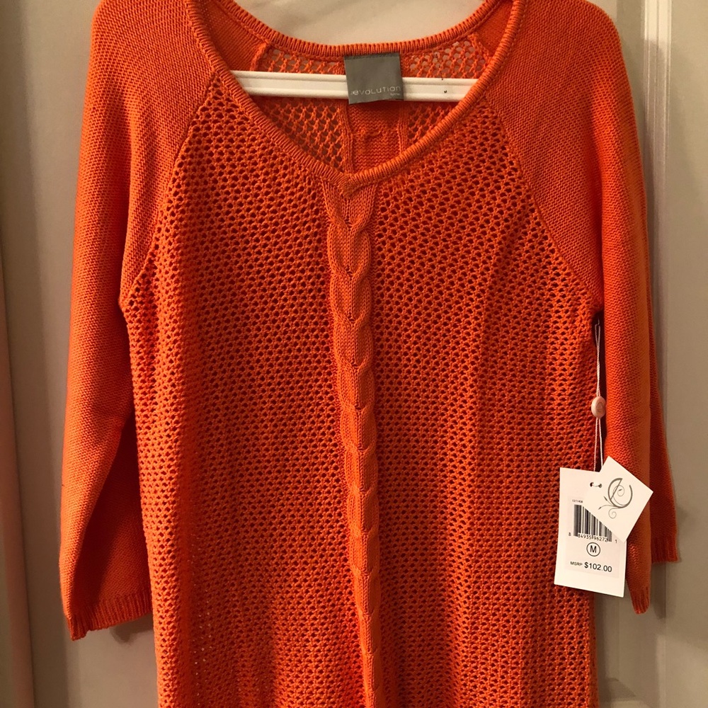Orange sweater